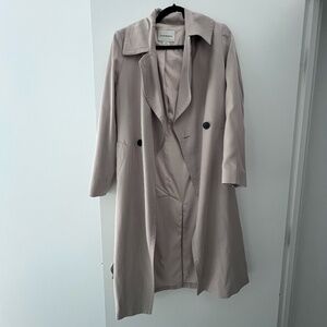Club Monaco Trench Coat - Rose